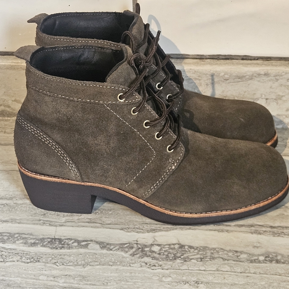 Red Wing boots by Worx steel toe chukka womens oil slip size 8.5 Wide